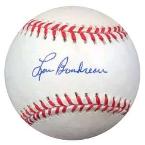 Lou Boudreau Autographed/Hand Signed AL Baseball PSA/DNA #J57027