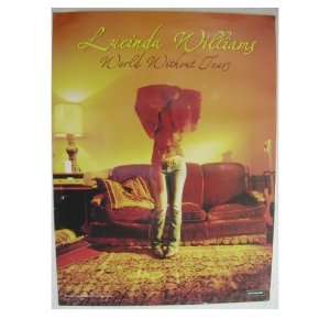  Lucinda Williams Poster World Without Tears 18 inches by 