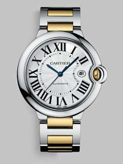 Cartier   Ballon Bleu de Cartier Steel and Yellow Gold Watch on 