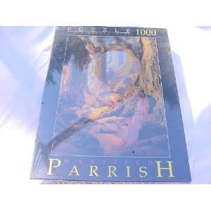 MAXFIELD PARRISH 1000 PIECE PUZZLE 26.75 X 19 INCHES, THE ENCHANTED 