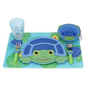  Melissa & Doug Scootin Turtle Mealtime Set Toys & Games