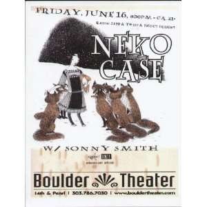 Neko Case 2006 Boulder Concert Flyer Poster