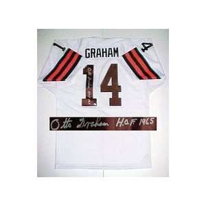 Otto Graham, Cleveland Browns HOF 1965 NFL Authentic Autographed 