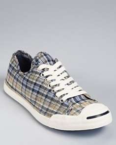Converse Jack Purcell LP Ox Plaid Sneakers