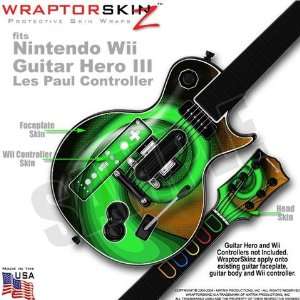 Alecias Swirl 01 Green Skin by WraptorSkinz TM fits Nintendo Wii 