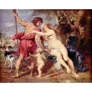   Venus und Adonis Peter Paul Rubens Hand Painted Art