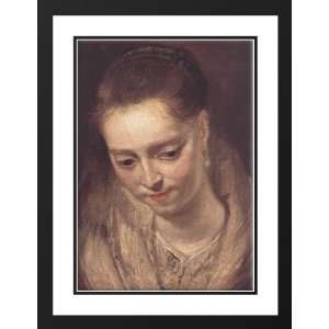  Rubens, Peter Paul 28x38 Framed and Double Matted Portrait 