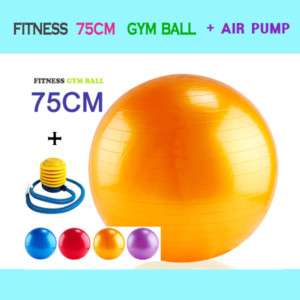 Fitness Sports Gym Body Pilates Exercise Ball 75CM  