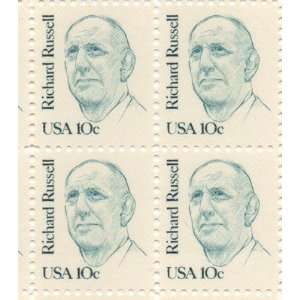 Richard Russell Set of 4 x 10 Cent US Postage Stamps NEW Scot 1853
