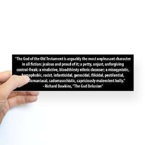  Richard Dawkins quote bumper sticker Religion Bumper 