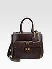Fendi Dark Brown Leather Handbags 8BN162 Retail 1875  