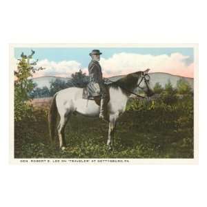 Robert E. Lee on Horse, Gettysburg, Pennsylvania MasterPoster Print 