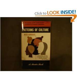  Patterns of Culture Ruth Benedict Books