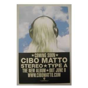   Cibo Matto Poster and Flat Stereo Type A Sean Lennon 