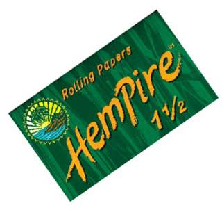 HEMPIRE 1.5 Ultra Thin Hemp Cigarette Rolling Papers  