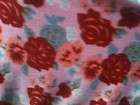 floral fleece fabric  