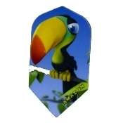  CARTOON DART FLIGHTS SLIM TOUCAN AZC 13  