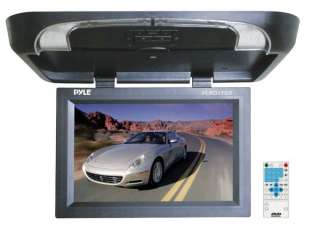   PLRD175IF 17 TFT Flip Down Roof Mount Car Monitor w/DVD SD USB Player