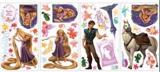 Disney Tangled Rapunzel Flynn Rider 46 pc Wall Decal Stickers Room 
