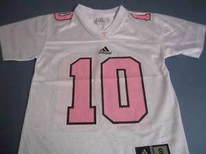 Tennessee Volunteers Pink #10 Football Jersey Youth L  