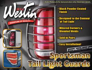 WESTIN 2002 2003 02 Ford Explorer Running BLK Tail Light Guards  