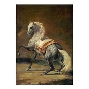  Theodore Gericault   Dappled Grey Horse Giclee