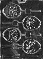 HAPPY EASTER EGG LOLLY CHOCOLATE CANDY MOLD MOLDS  