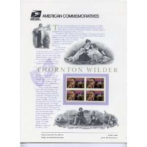   American Commemorative Panel #509 Thornton Wilder (April 17, 1997