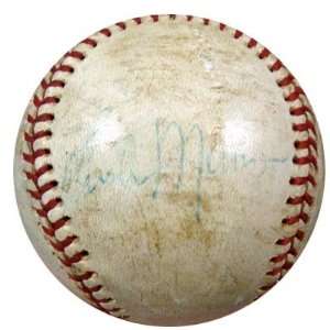 Thurman Munson Signed Baseball   Vintage NL Feeney PSA DNA #I01265