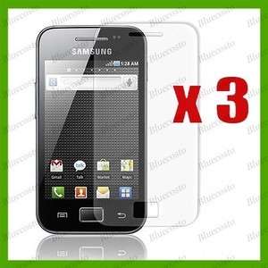 3x Clear Screen Protector Guard Cover For Samsung Galaxy Ace S5830 