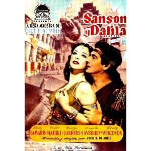 Samson and Delilah (1949) 27 x 40 Movie Poster Spanish Style A  