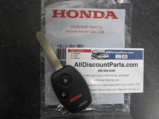 2008 Genuine Honda Fit Sport Key with Keyless Entry Remote