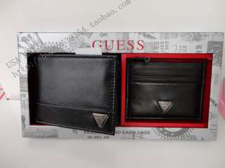 Guess Passcase/Wallet/Business Card Set  