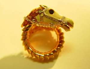 Roberto Coin 18kt. Rose Gold Horse Head Ring  