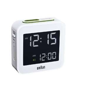  Braun Digital Travel Alarm Clock BNC008 White Everything 