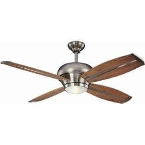  Hampton Bay Lake Alice 54 in. Brushed Nickel Ceiling Fan 