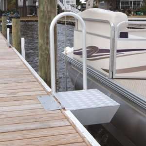 Dockmate Folding Access Platform With Safety Handrail  