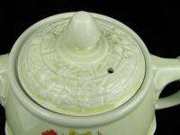 Vintage Hall Pottery China Jonquil Pattern Drip Olator Teapot  