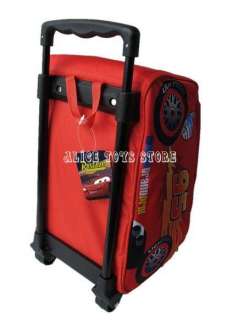 Disney Pixar cars Children red Trolley luggage suitcase lunch bag 2pcs 