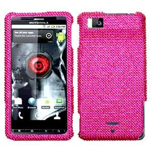 BLING Hard SnapOn Phone Protector Cover Case FOR Motorola DROID X 