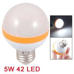   LED Light Color E27 Screw Base Plastic Lamp Bulb 5W