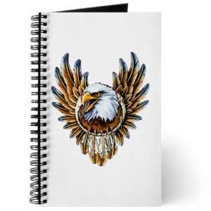  Journal (Diary) with Bald Eagle with Feathers Dreamcatcher 