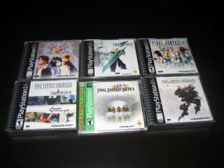 Final Fantasy VII 7 VIII 8 IX Tactics Anthology Chronicles Complete 