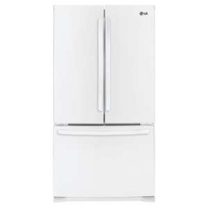  LG 25 CF French Door Refrigerator White Appliances