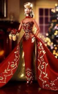 Holiday Gift Barbie Porcelain Collection Doll 1998 NRFB MIB FREE S/H 