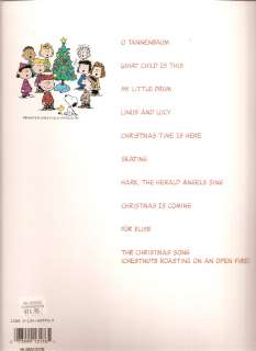 CHARLIE BROWN CHRISTMAS Piano Solo Song Book Peanuts  