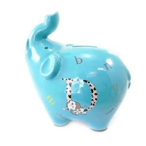 Piggy bank Elephant Créatif turquoise. 