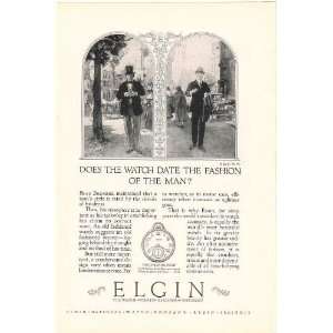 1925 Elgin Corsican Watch Fashion of Man Print Ad (Memorabilia) (50320 