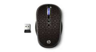 HP 2.4 GHz Wireless Optical Mobile Mouse   Black Cherry