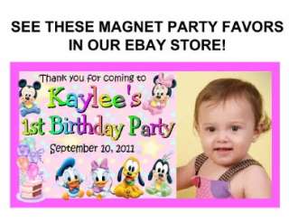 MINNIE MOUSE DISNEY BABIES 1ST BIRTHDAY INVITATIONS  